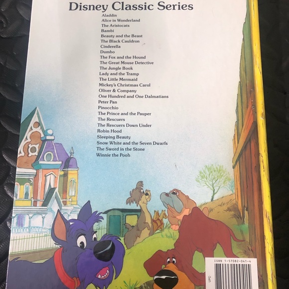 DISNEY Lady & the Tramp Hardcover - Picture 3 of 4